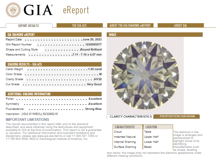 PT900 1.50 CTR Round Center Engagement<p><strong>GIA Available</p></strong>