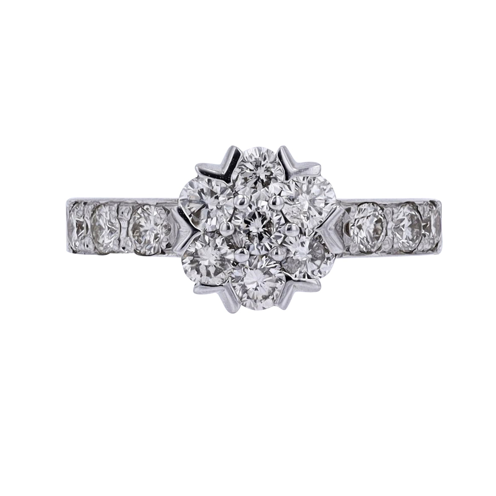 18K WG 1 CT Diamond Ring