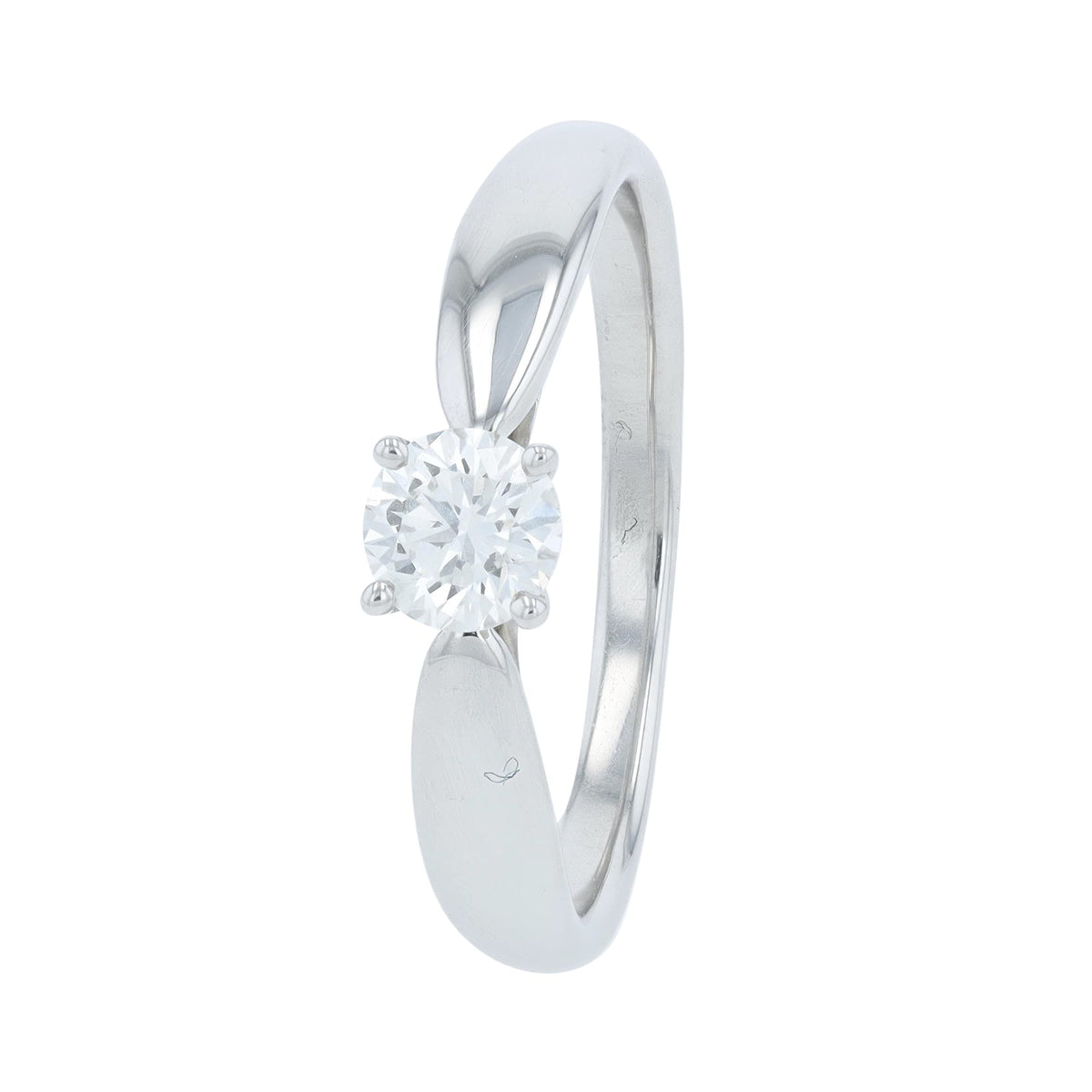 PT950 Tiffany & Co 1/3 CT Diamond Engagement Ring