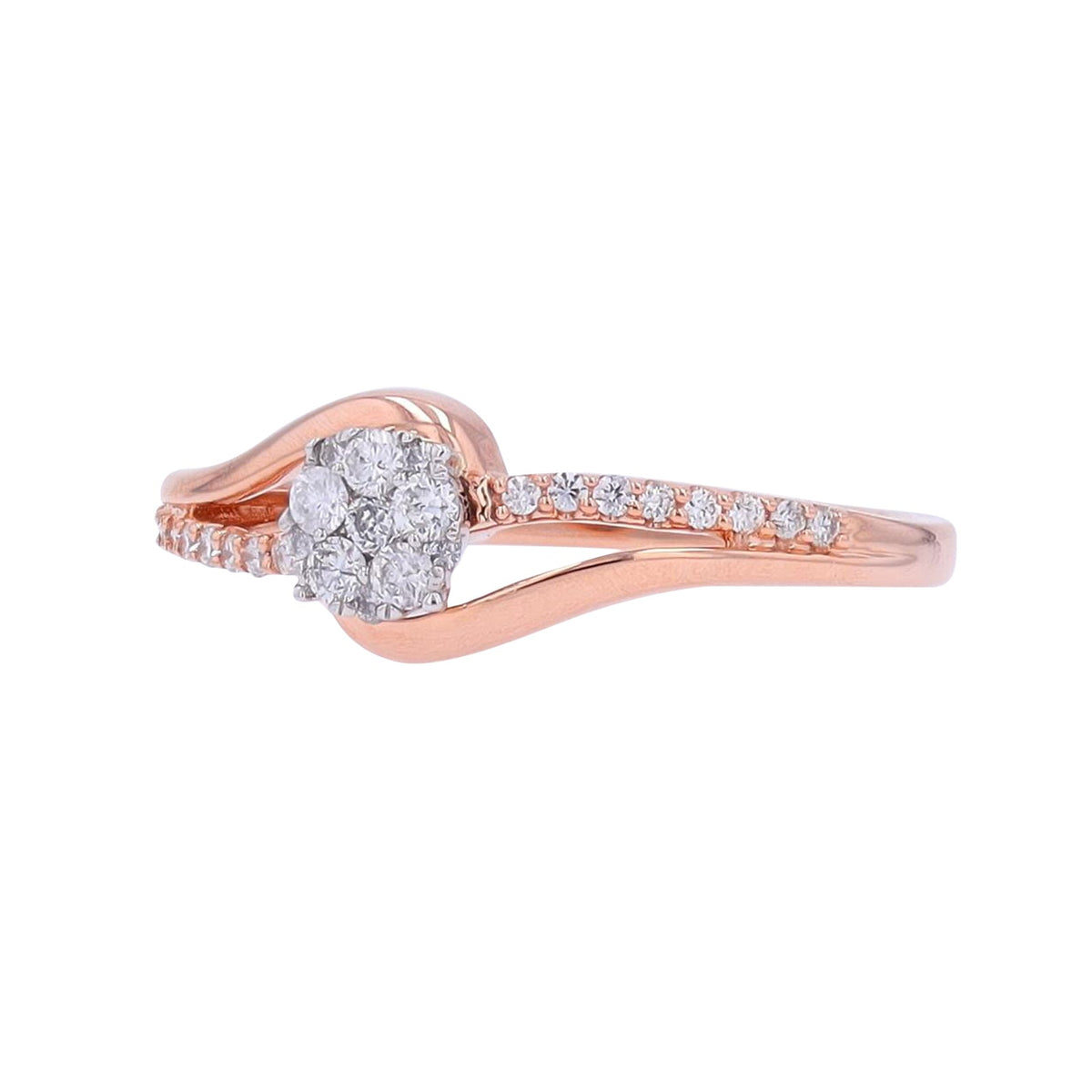 14K RG 1/4 CTW Diamond Engagement Ring