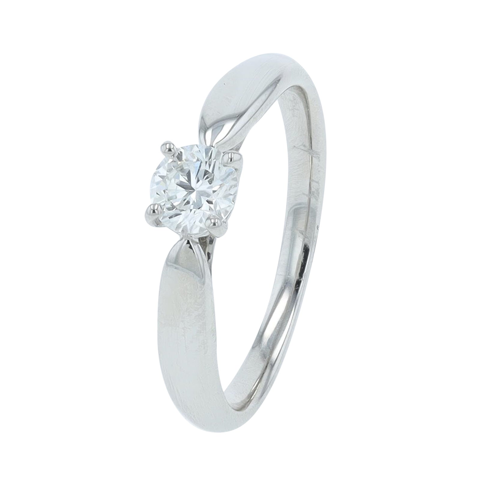 PT950 Tiffany & Co .31 Diamond Engagement Ring