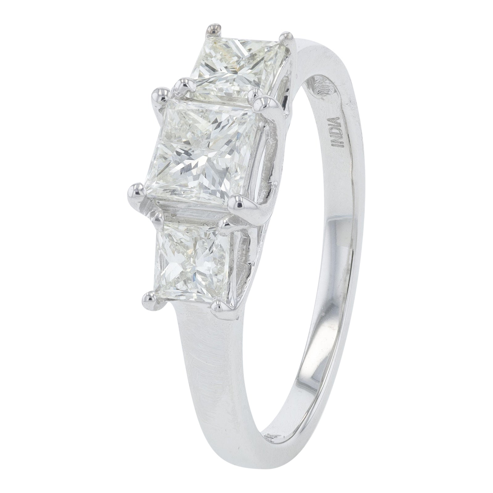 14K WG 1.50 CTW Diamond Engagement Ring