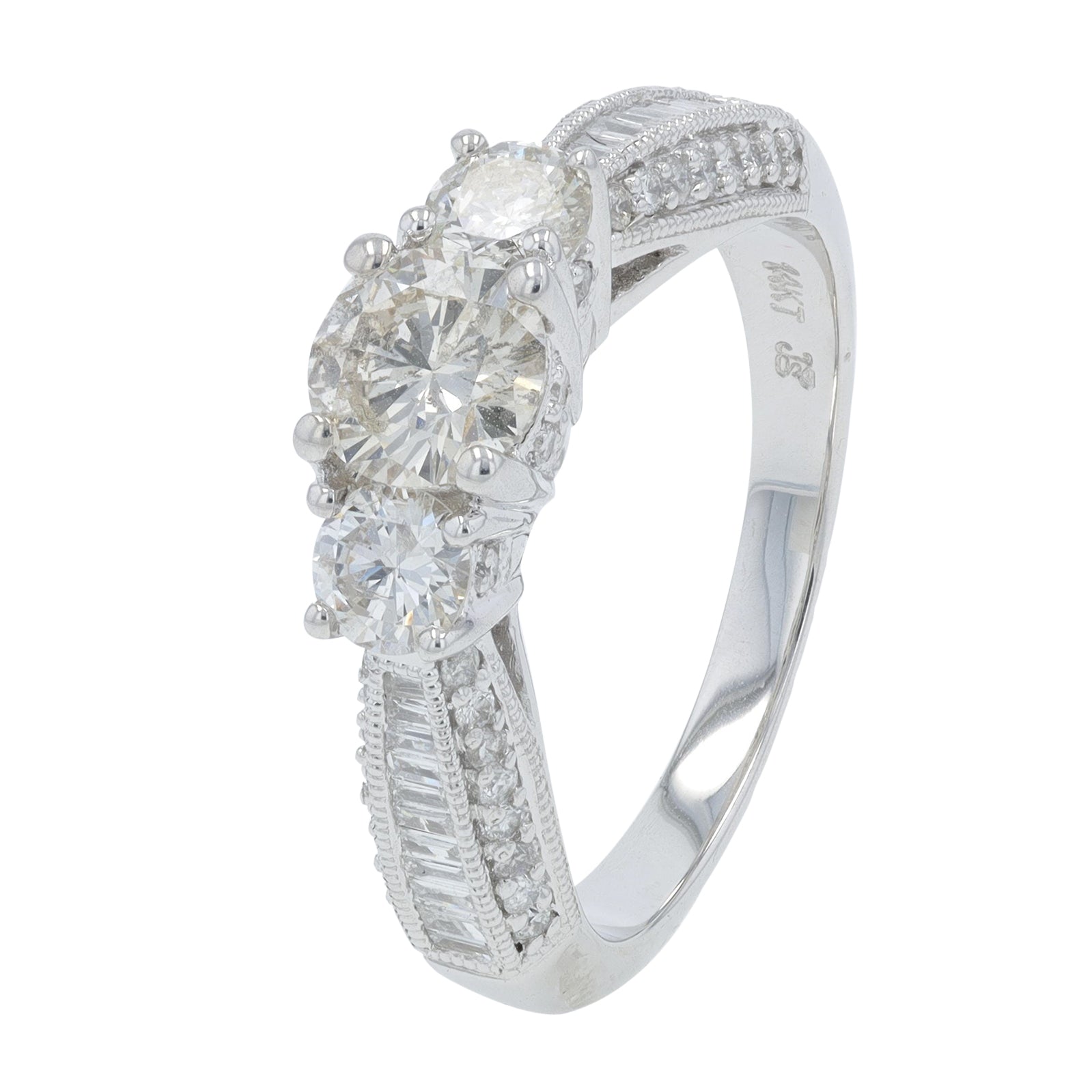 14K WG 1.50 CTW Diamond Ring