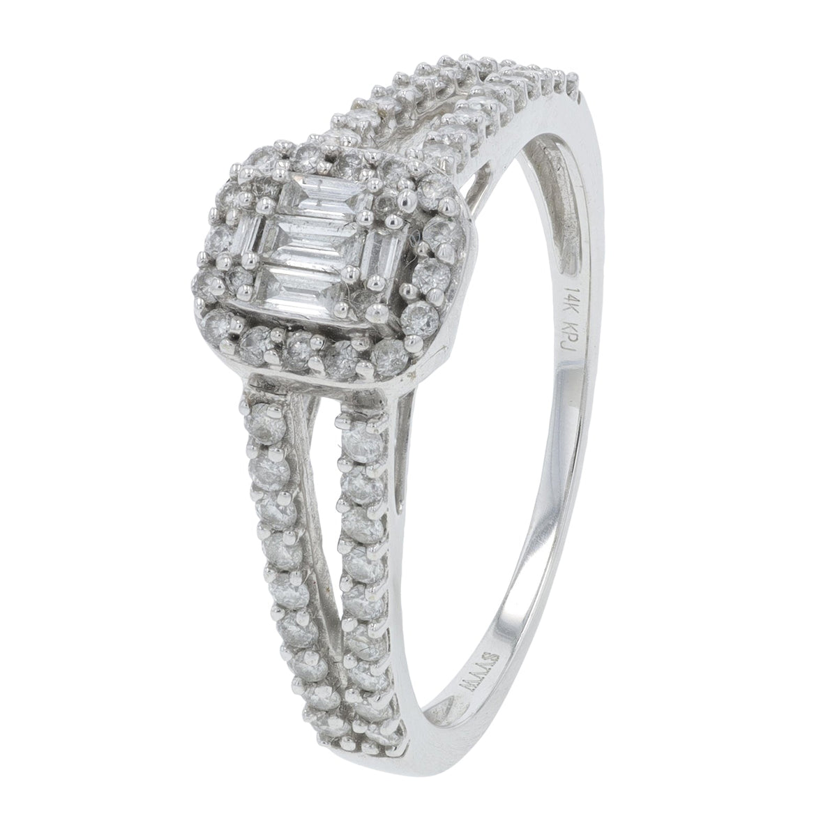 14K WG Simply Vera By Vera Wang .50 CTW Diamond Engagement Ring