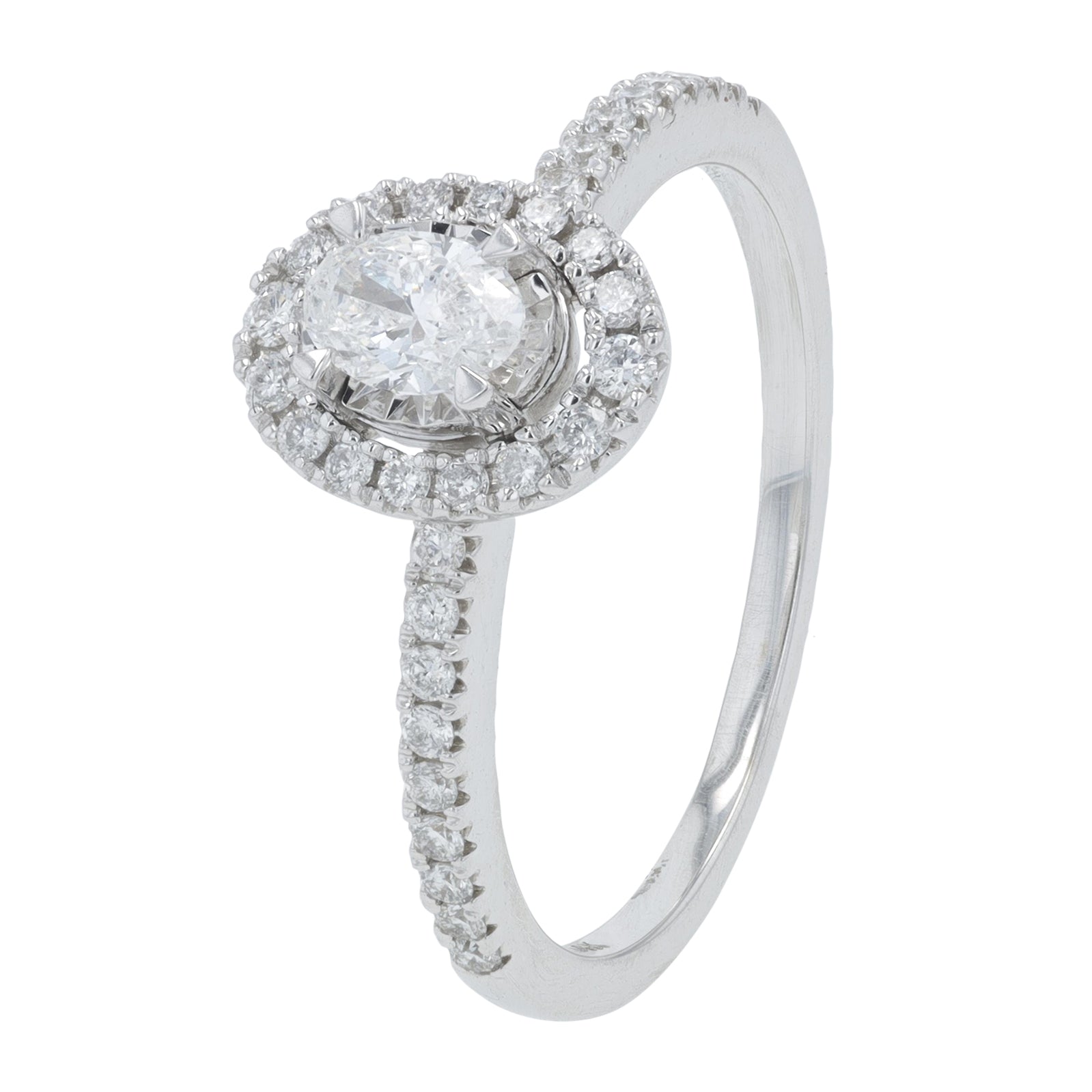 14K WG .50 CTW Diamond Ring