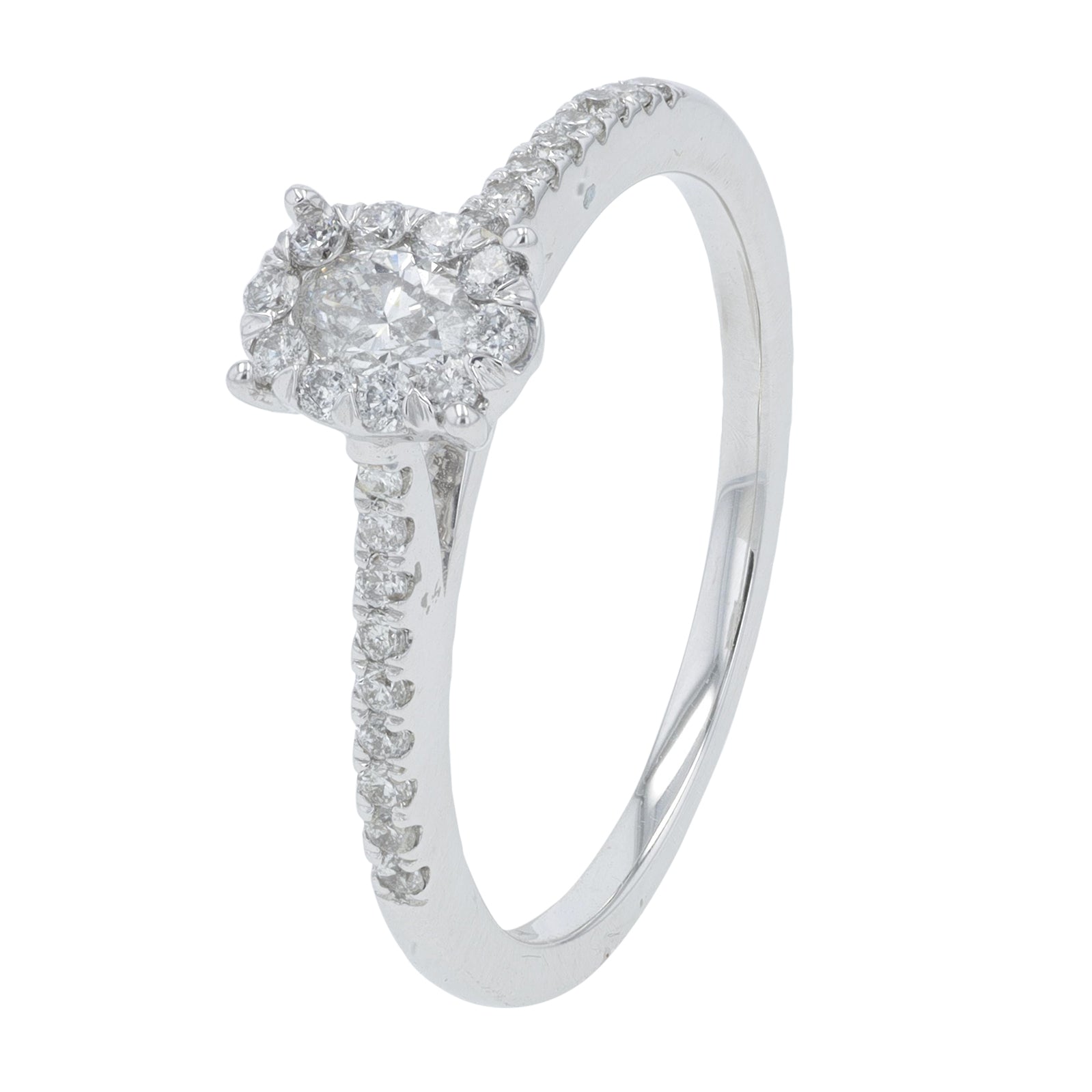 14K WG .50 CTW Diamond Ring