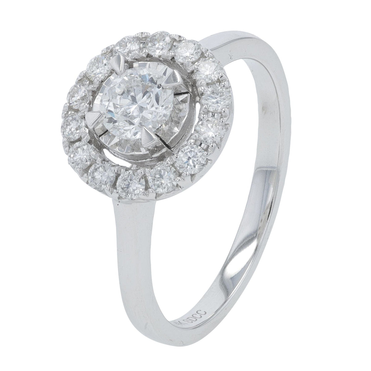 14K WG .75 CT Diamond Engagement Ring