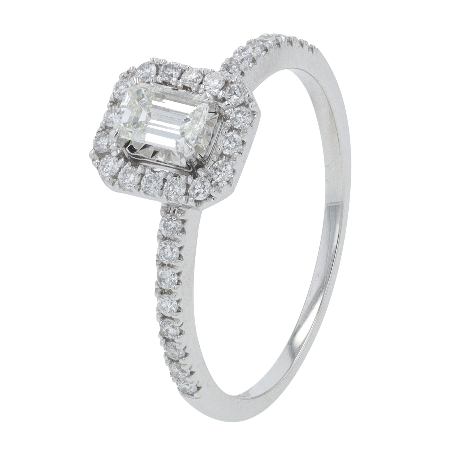 14K WG .50 CTW Diamond Ring