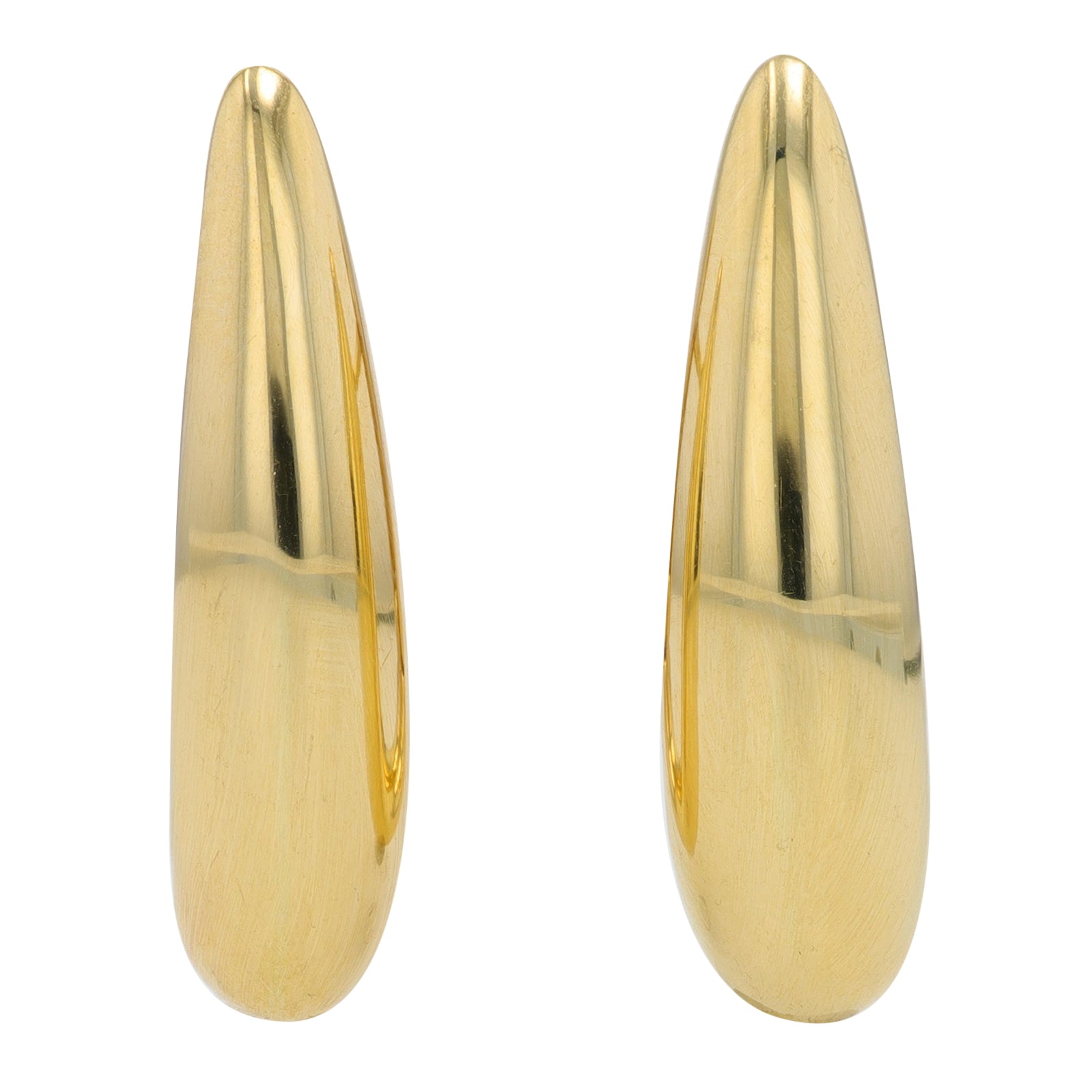 14K YG 4.10 Gram Hoops