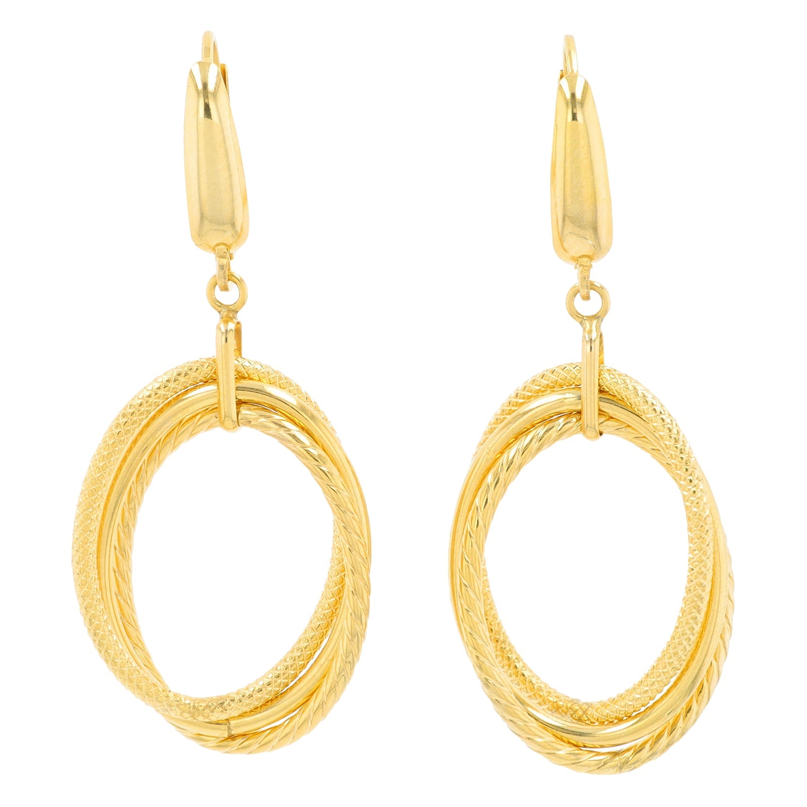 14K YG Earrings