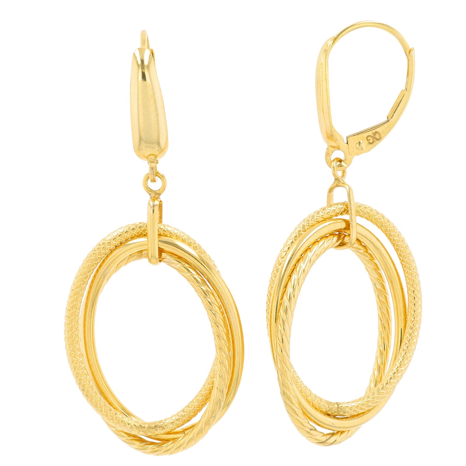 14K YG Earrings