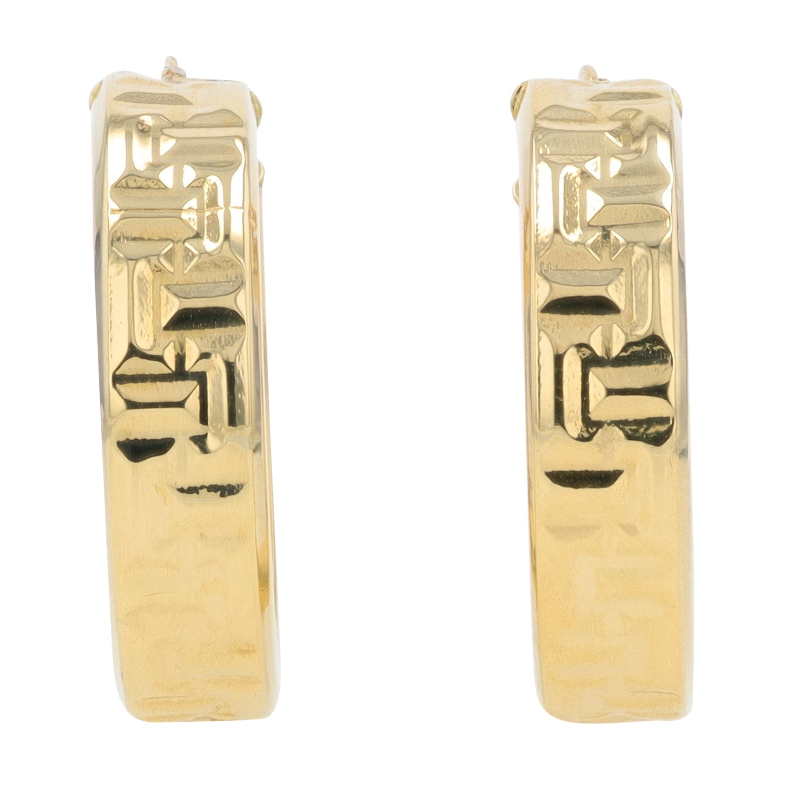 14K YG Hoops