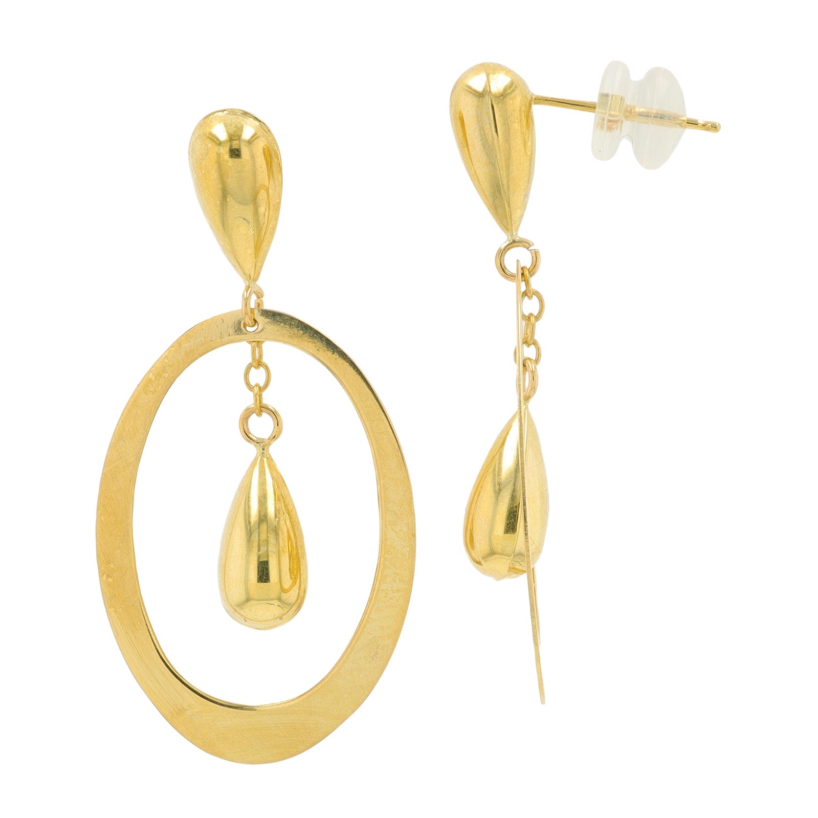 14K YG Earrings