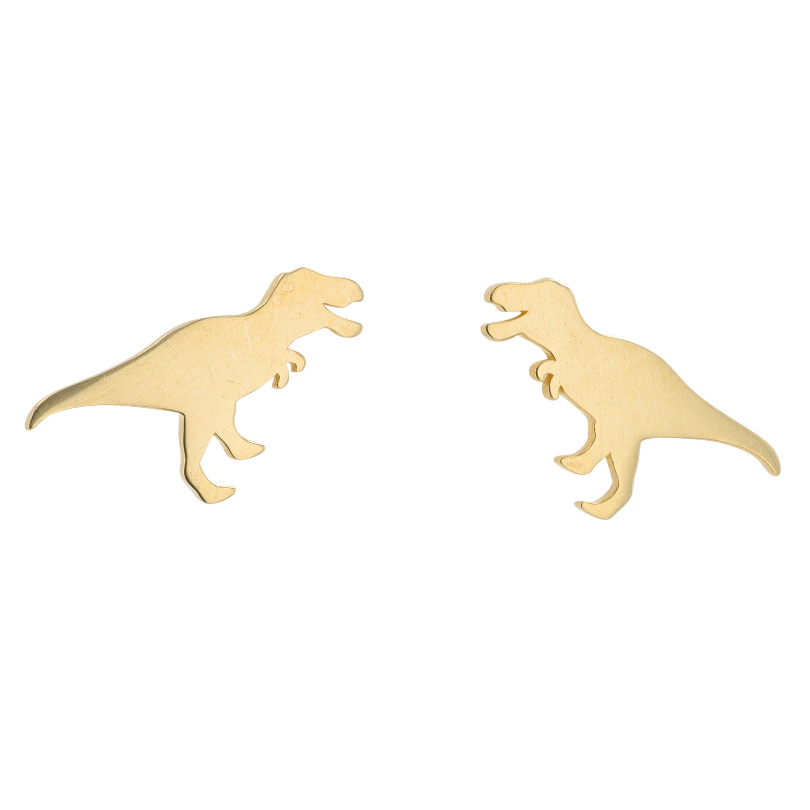 10K YG T-Rex Studs