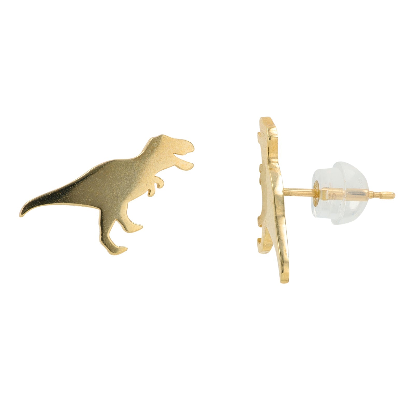 10K YG T-Rex Studs
