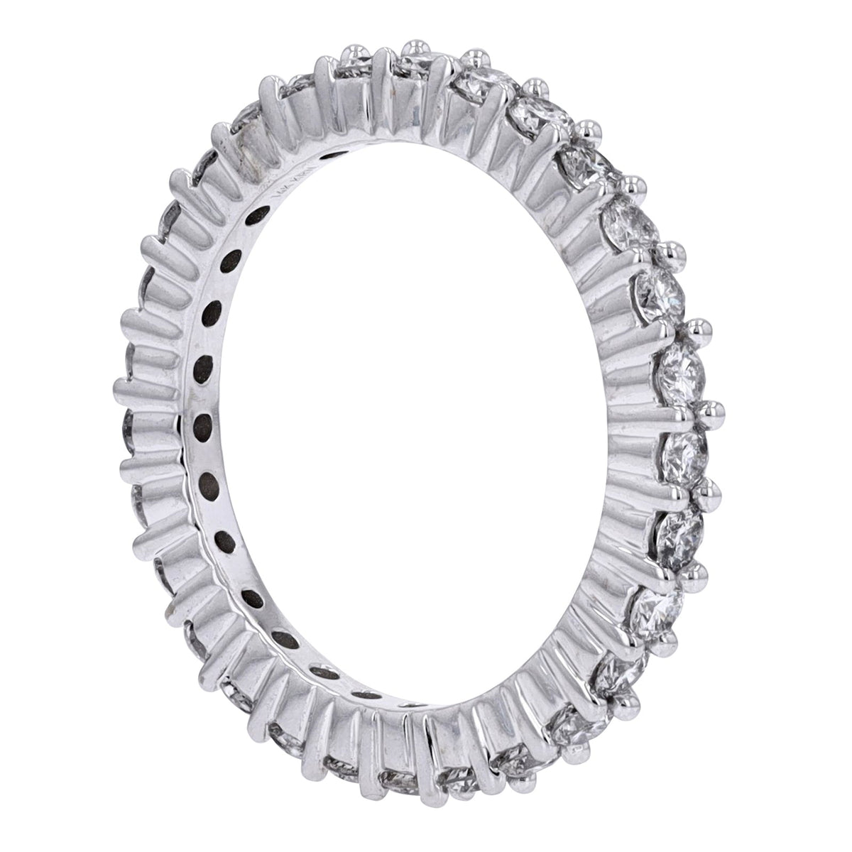 14K WG 1 CTW Eternity Band