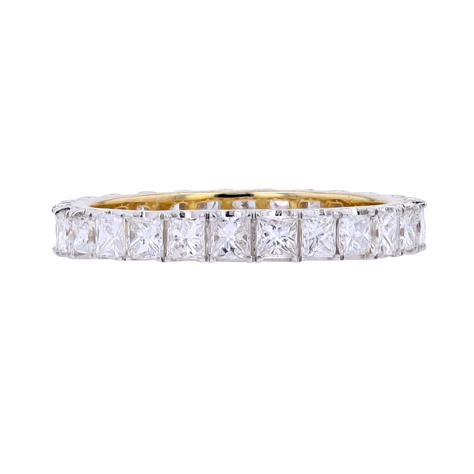 14K YG 2 CT Princess Cut Diamond Eternity Band<p><strong>Multiple Sizes</p></strong>