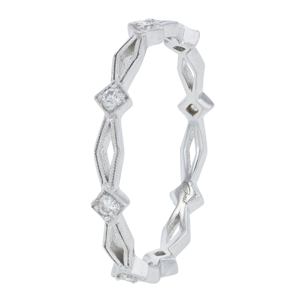 14K WG Coast Diamond .11 CT Diamond Eternity Band