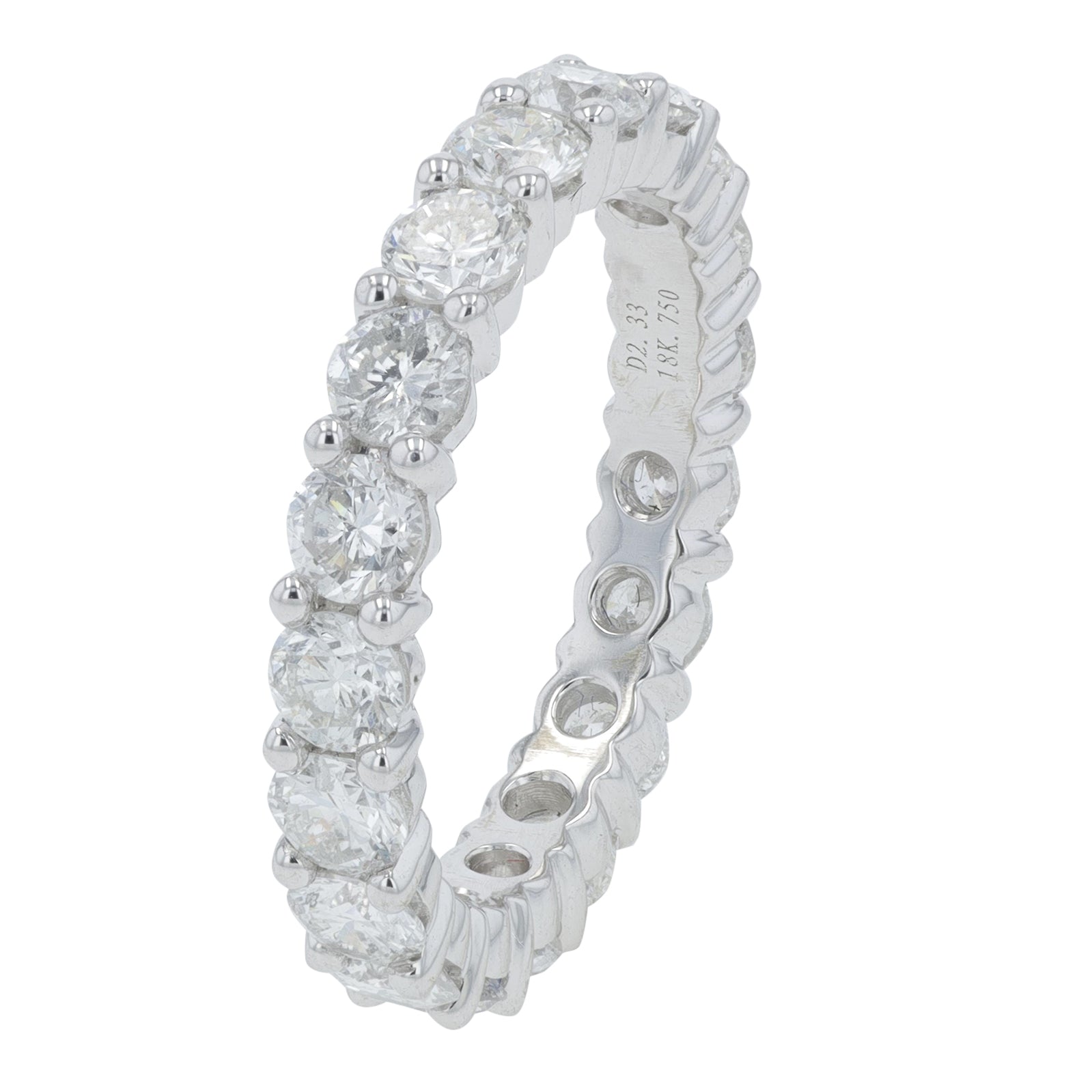 18K WG 2.33 CTW Diamond Eternity Band