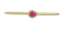 14K YG 1.05 CT Ruby Bangle