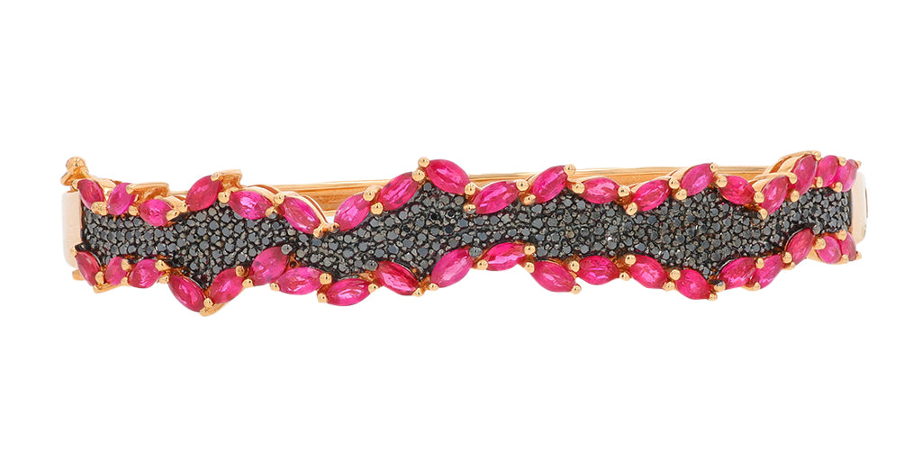 14K EFFY RG 4.67 CT Ruby Bangle