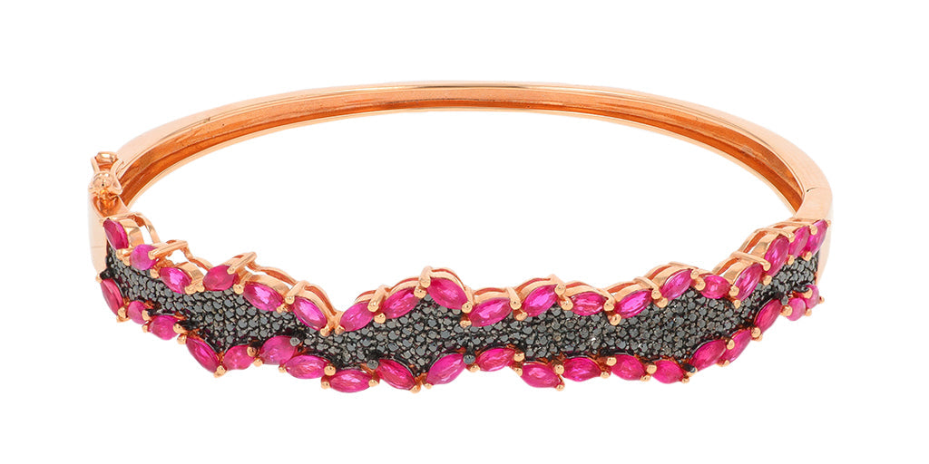14K EFFY RG 4.67 CT Ruby Bangle