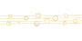 14K YG Multi Strand Mother of Pearl Bracelet