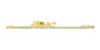 14K EFFY YG 0.14 CT Green Sapphire Bolo Bracelet