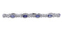 14K WG Marquise Gemstone Bracelet<p><strong>More Colors Available</p></strong>