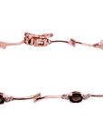 10K RG Smoky Quartz Bracelet