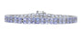 10K WG 14.62 CTW Tanzanite Bracelet