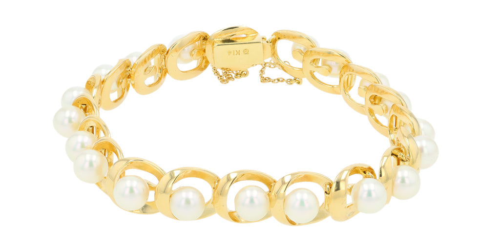14K Mikimoto Pearl Bracelet
