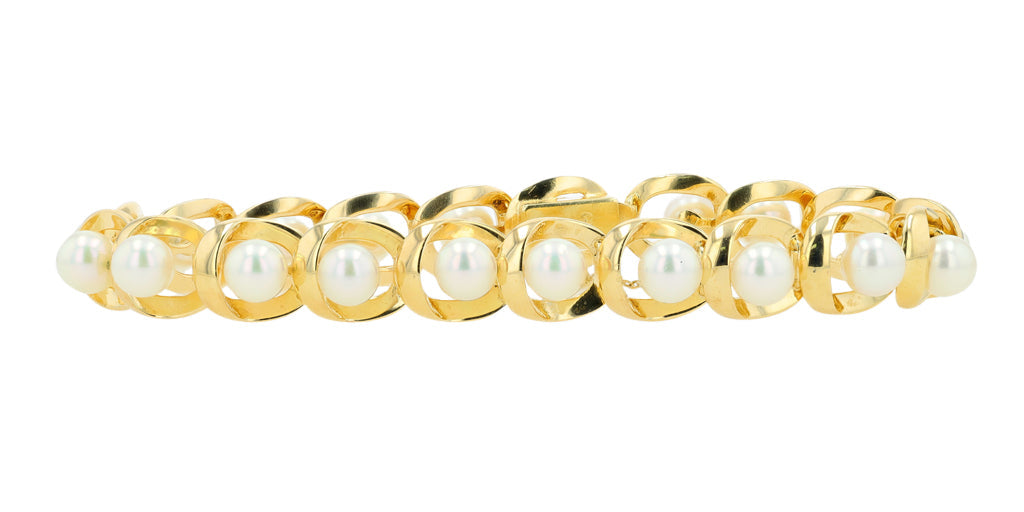 14K Mikimoto Pearl Bracelet