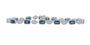14K WG 4 CT Sapphire Bracelet