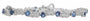 18K WG 4.15 CTW Sapphire Bracelet