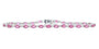 18K WG 5.64 CTW Ruby Bracelet