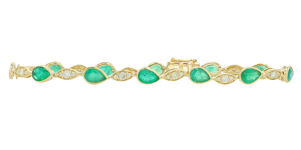 14K Gemstone Bracelet <p><strong>More Colors Available</p></strong>