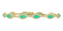 14K YG 5 CTW Emerald Bracelet<p><strong>More Colors Available</p></strong>
