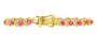 18K YG 5.64 CT Ruby Bracelet