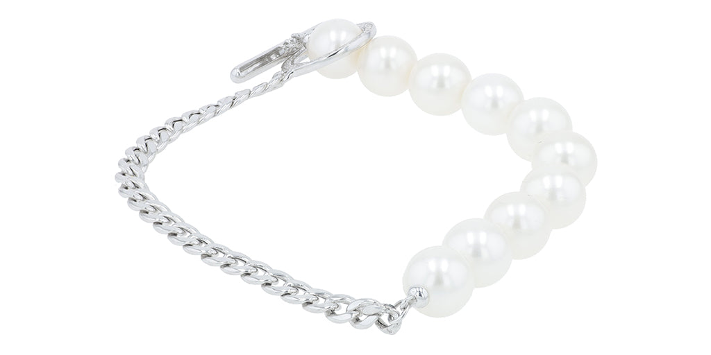 14K EFFY WG F.W. Pearl Bracelet