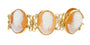 18K YG Cameo Bracelet
