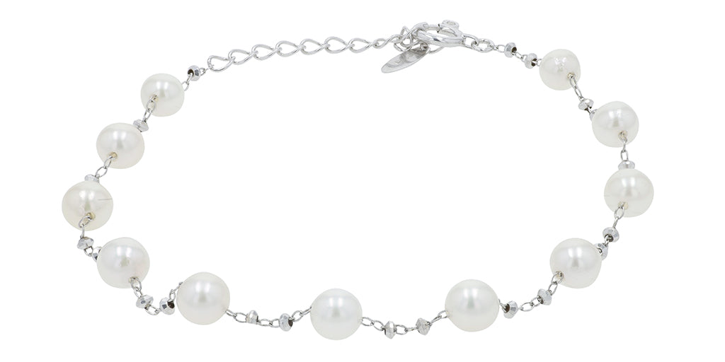 18K WG Pearl Bracelet