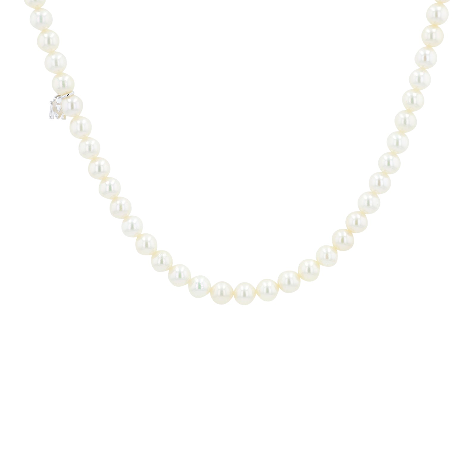 Silver Mikimoto 4 - 5 MM Pearl Strand