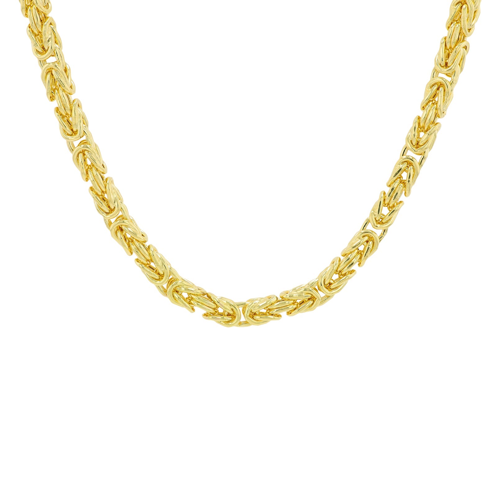 14K YG Byzantine Chain