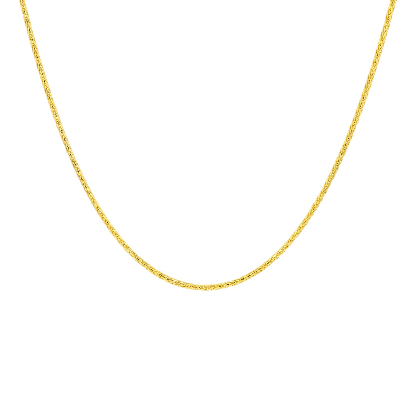 14K YG Wheat Chain