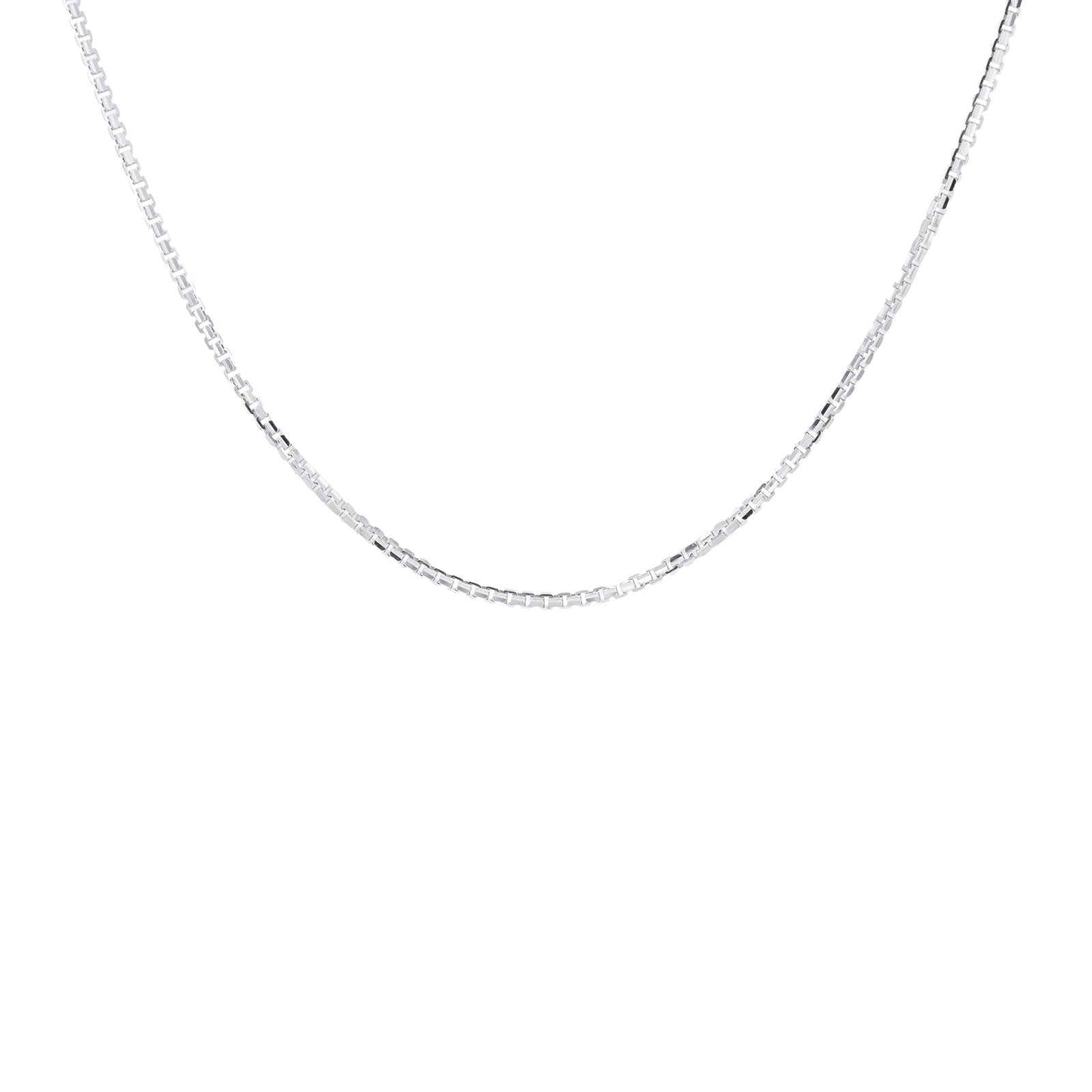14K WG Box Chain