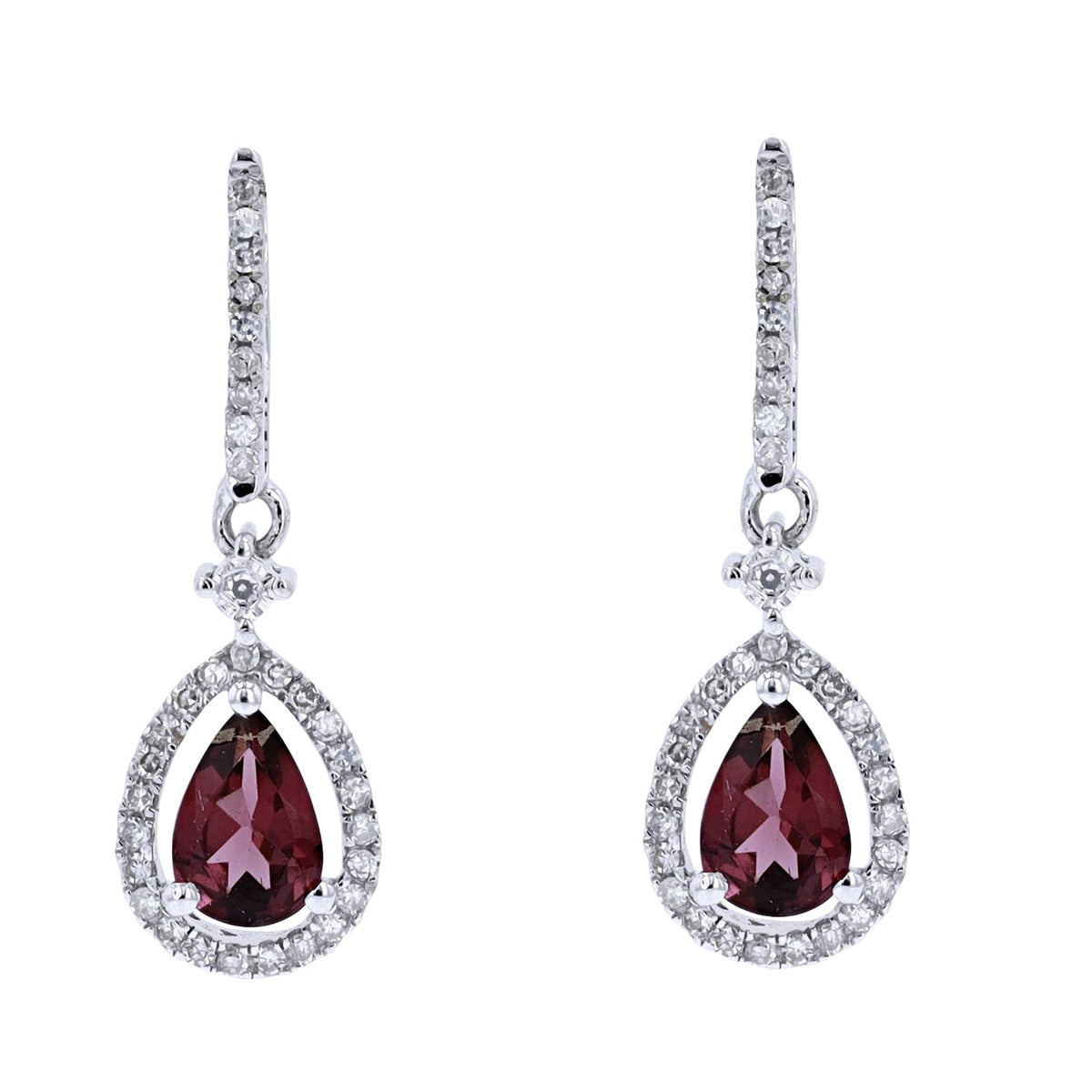 14K Gemstone Pear Cut Earrings<p><strong>More Colors Available</p></strong>