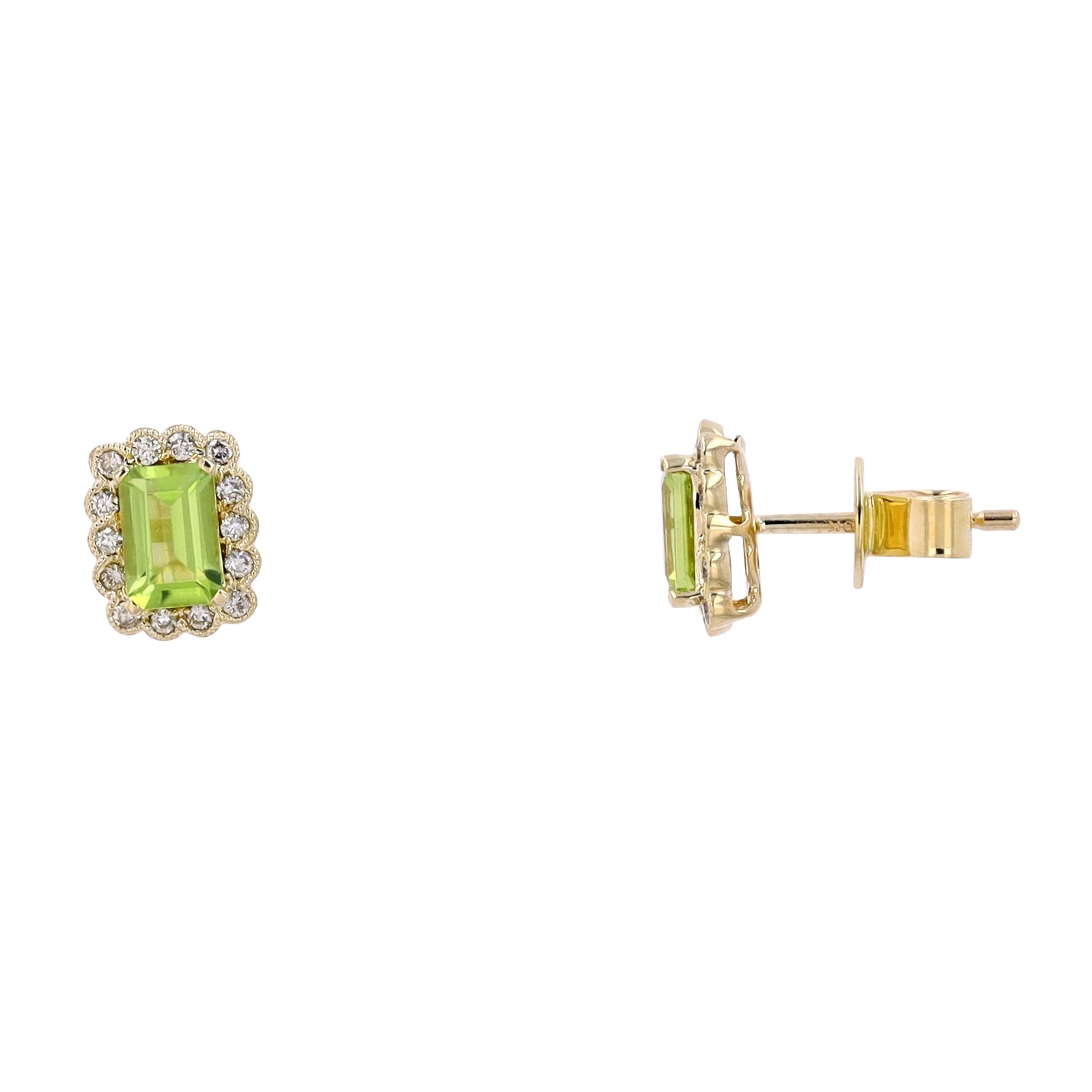 10K  Gemstone Earrings<p><strong>More Colors Available</p></strong>