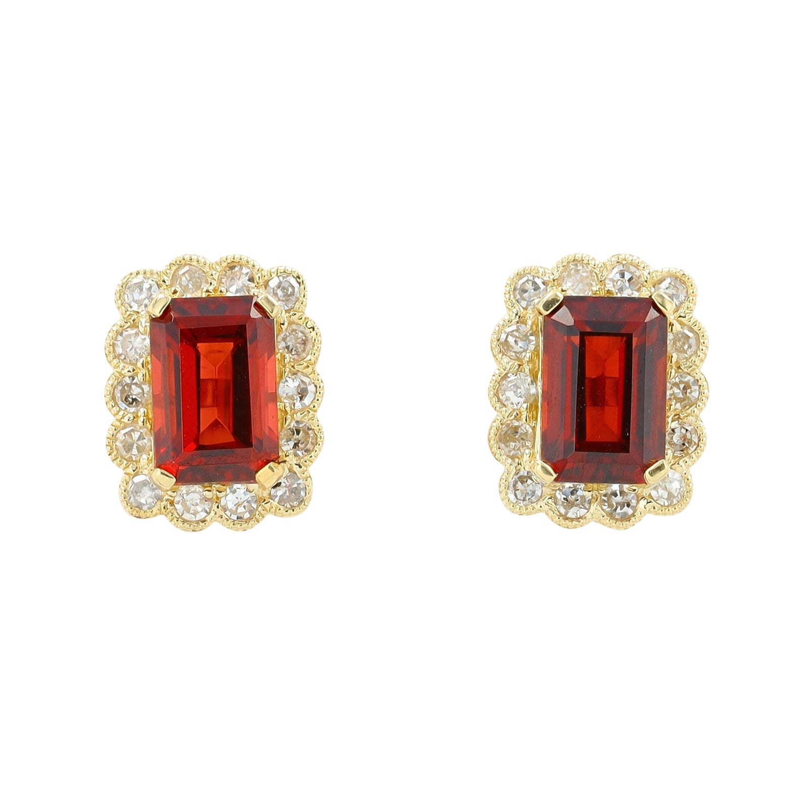 10K  Gemstone Earrings<p><strong>More Colors Available</p></strong>