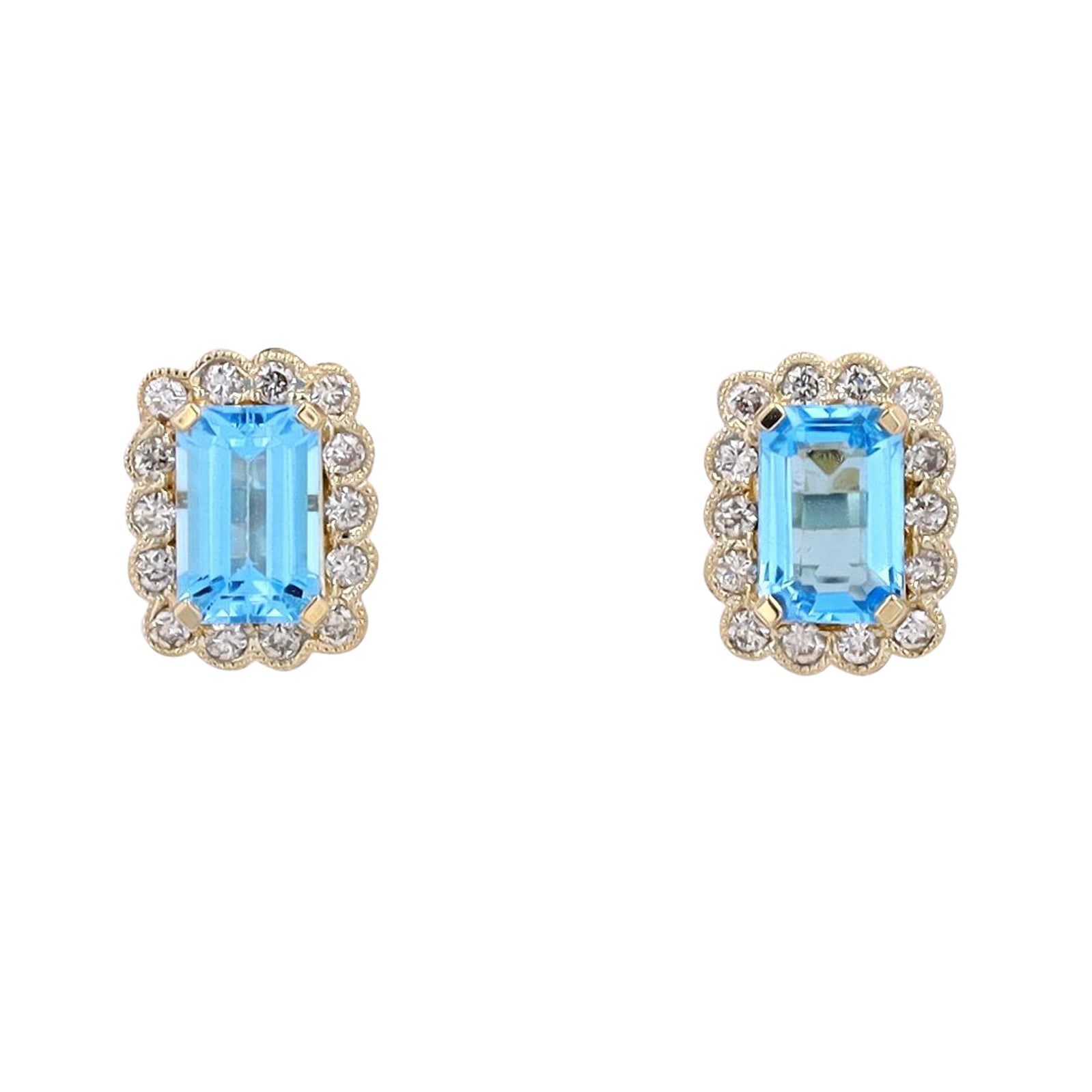 10K  Gemstone Earrings<p><strong>More Colors Available</p></strong>